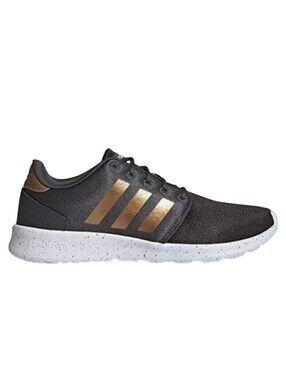 Adidas Cloudfoam Super Grey Gold White Trainers Sneakers Women's Size 7.5
